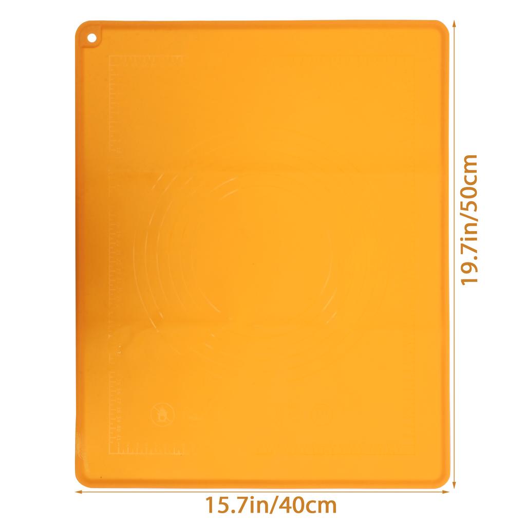 Silicone Pastry Mat Non Stick Baking Dough Rolling Flat Edges No Wrinkle Slide Around Silicone Baking Mat Dough Rolling Pad