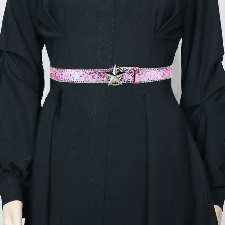 Blingbling Glitter Waist Belt for Street Dance Jean Casual Wear Trendy