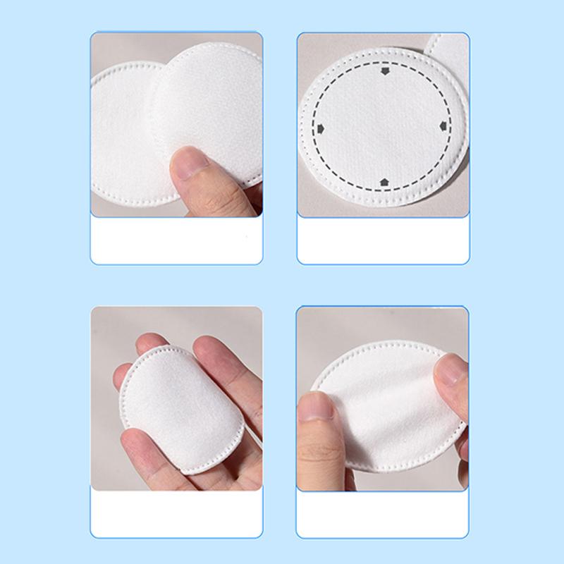 100PCS/Bag Disposable Cotton Pad Cosmetic Wipes Nail Art Clean Round Cotton Pads Soft Daily Supplies Facial Makeup Remover Tool