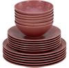 Набор столовой посуды CreaTable Orient Mandala Tafelservice-Set rot, 18шт (21630)