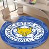 Personalized Leicester City FC Round Chair Office Rug - Perfect for Mat, Office Chair & More - Ideal Gift for Birthdays and Holidays