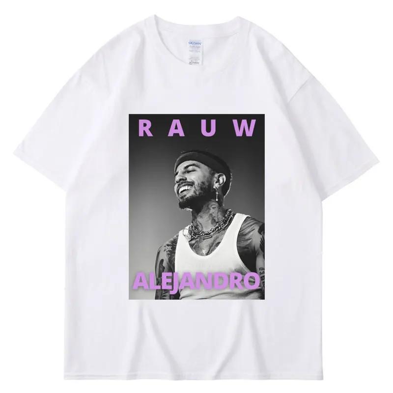 

Rauw Alejandro Vintage 90s Style T Shirt Unisex Women Hip Hop Fashion TShirt Oversized Cotton Casual High Street Short Sleeve Male S