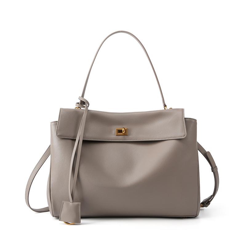 Women's Bag Large Capacity Armpit Bag, Commuter Wind Bag Messenger Cowhide Tote Bag
