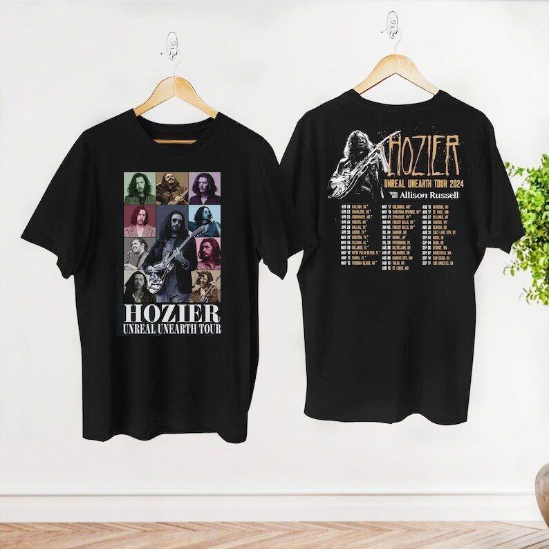 Hozier 2024 Tour Vintage Shirt Hozier Unreal Unearth Tour 2024 Shirt M