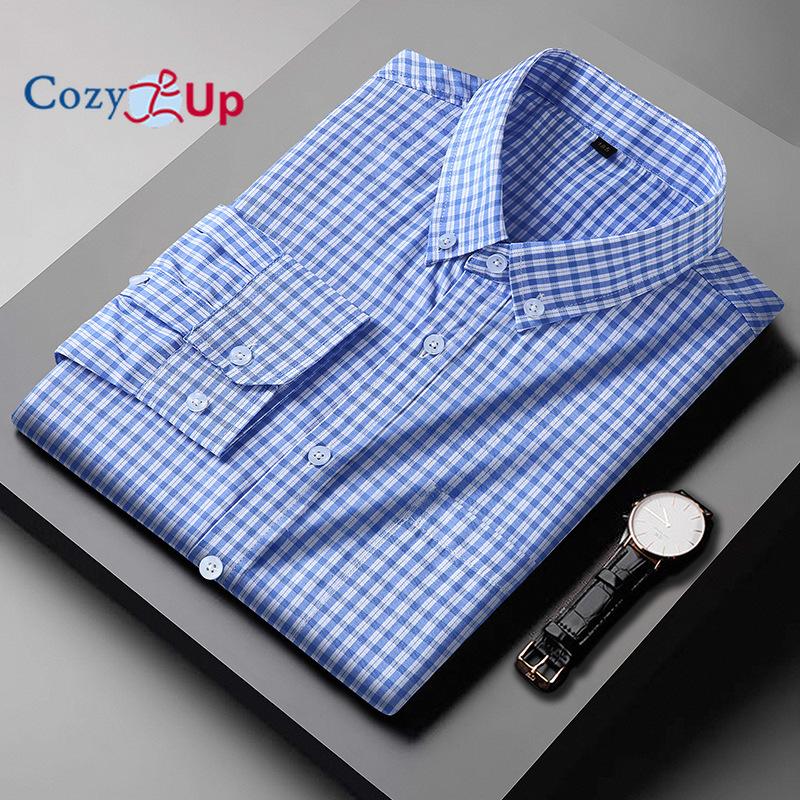 Уютные мужские рубашки в клетку на пуговицах — фото 6