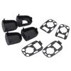 Car Door Handle End Cap Trim Kit with Stopper 9101AA for Peugeot Citroen 307 C2 C3