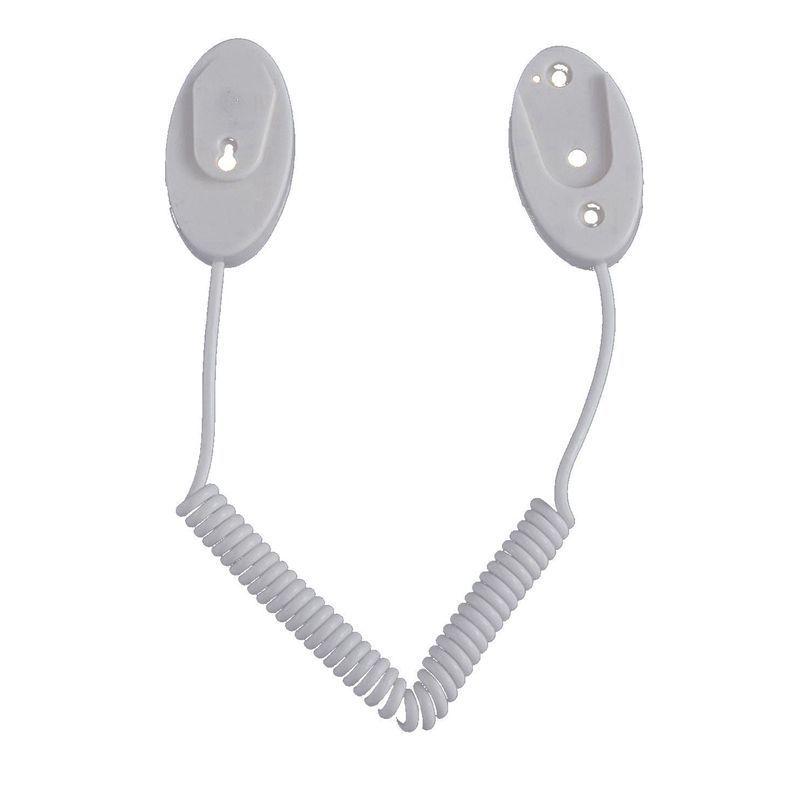 Nástěnný magnetický držák na dálkové ovládání proti krádeži s lankem proti ztrátě