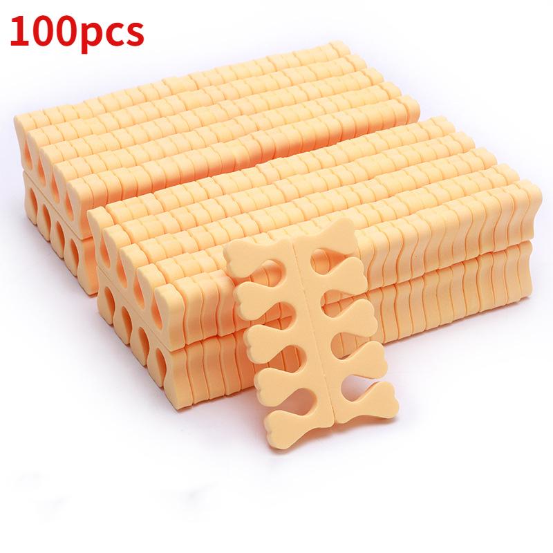 40/100PCS Nail Art Toe Separators Fingers Foots Sponge Soft UV Gel Polish Beauty Tools Manicure Pedicure Pack Nail Kits