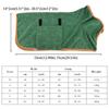 Dog Towel Microfiber  Dog Bathrobe Prevents Water Splashes Pet Towel Absorbent Cat Towel Pet Cleaning