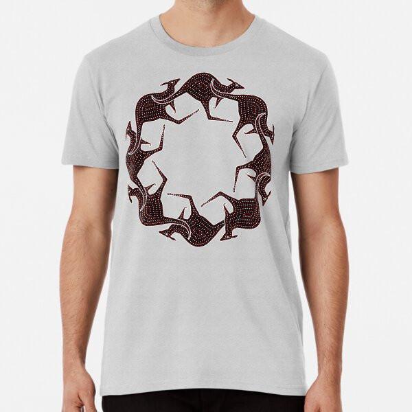 

KANGAROO DANCE. GREY BACKGROUND. S to 5XL Made in the AU/USA T-Shirt S