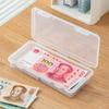 1pc ransparent Plastic Storage Box for Paper Money Album Banknote Case Coin Storage Collection Boxes Holder