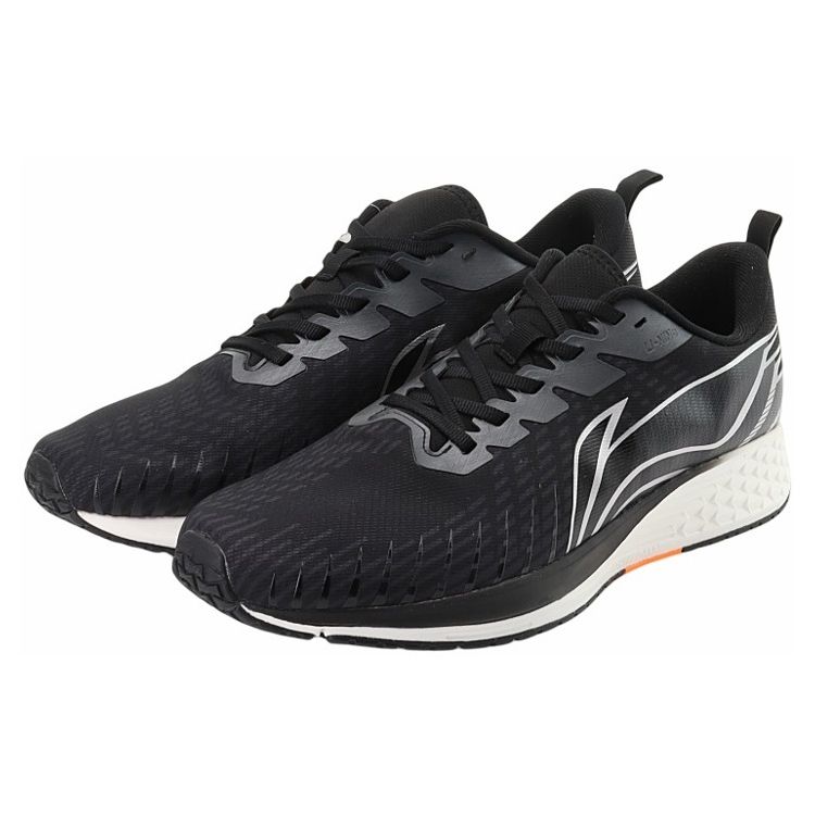 Li Ning Red Rabbit 4 Zapatillas de Running de Caña Baja Duraderas y Transpirables para Hombre Zapatillas de Running Negro ARMS021-4