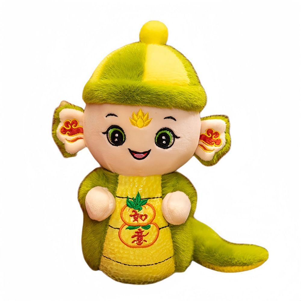 Good Luck Snake Year Mascot Toy Wealth Lucky Snake Doll Plushies Snake Year Plush Toy  Home Decor