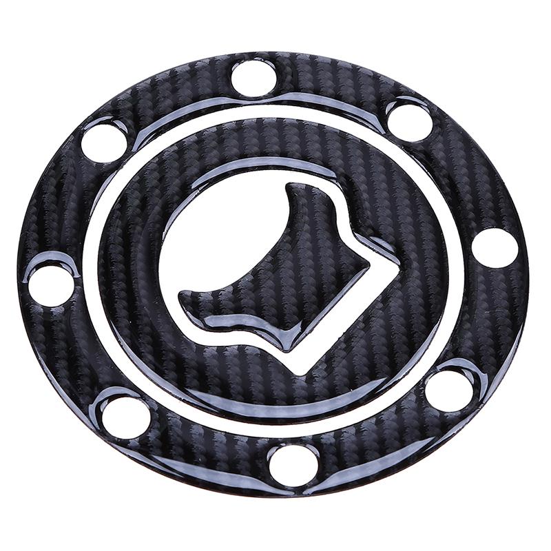 5/8 Holes Carbon Fiber Oil Tank Cap Motorcycle Fuel Gas Covers Pad Stickers for Suzuki GSXR 600 750 1000 1300
