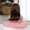 KEIUMI Full Silicone Vinyl 22 Inch Cute Reborn Baby Doll Realistic Skin Washable Doll Toy Christmas Gift
