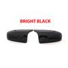 2pcs facelifted Excellent modified Rearview Bright black Carbon Fiber Pattern Mirror Cover caps For BMW X5 E70 X6 E71