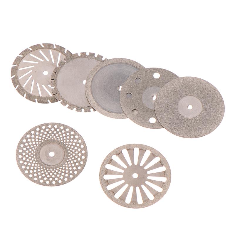 Dental Lab Double Sided Diamond Cutting Disc 22Mm For Separating Polishing Ceramic Crown Plaster Or Jade
