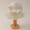 Sweet Spring & Autumn Flower Bucket Hat for Baby Girls