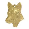 Basenji, African Bush Dog, Congo Dog - Gilded Key Ring with Dog In Gift Box, Handbag Decoration, Luxury Accessory by Art-Dog Brand