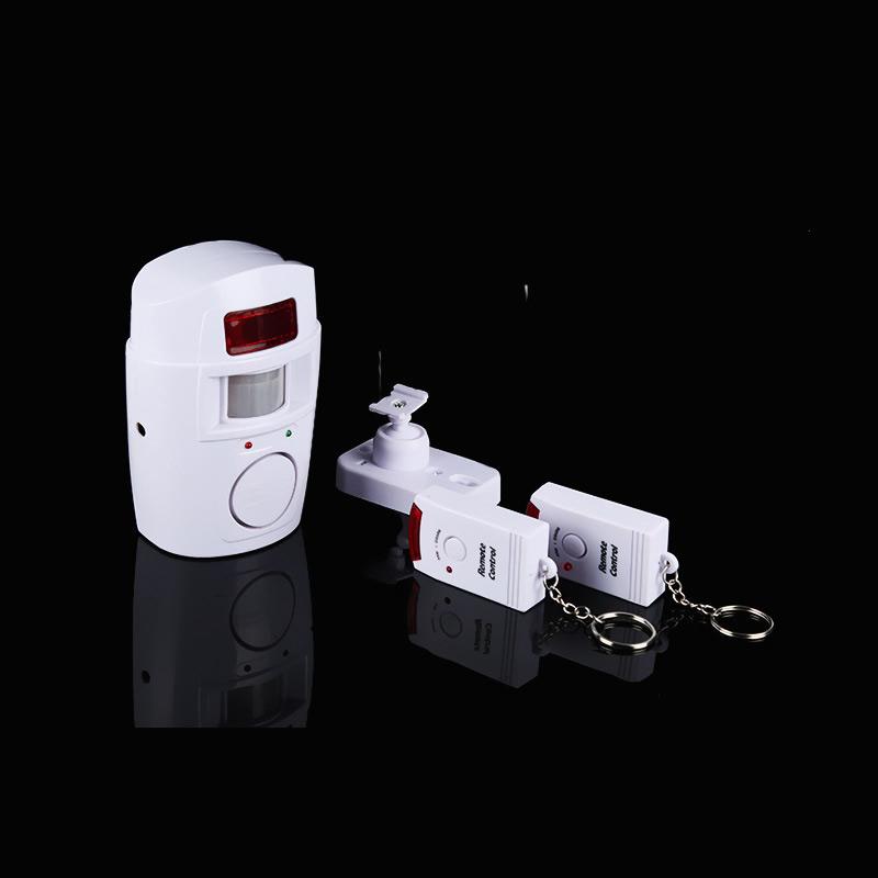 Wireless PIR Motion Sensor Detector Alarm With 2 Remote Controls Door Window For Home Shed Garage Carvan Alarm Security System