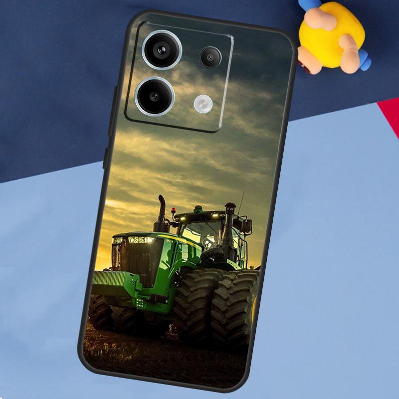 Farm Vehicle Tractor Case For Xiaomi Redmi Note 13 Pro Plus Note 9 10 11 12 Pro 9S 10S 11S 12S 10C 12C 13C Coque