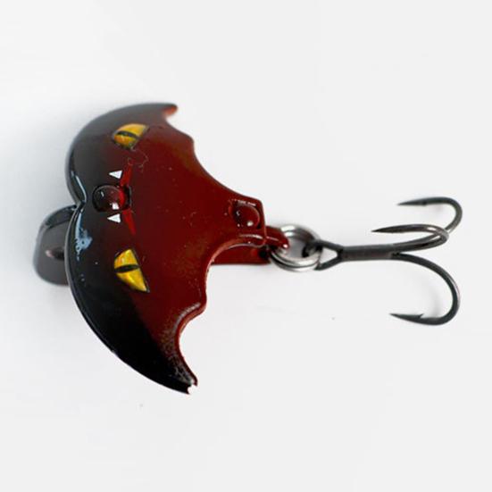 5Pcs Artificial Fishing Baits Hard Lures Treble Hook Design Floating Topwater Fishing Lures Bionic 3D Bat Baits