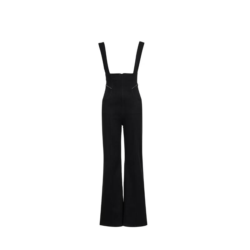 VEROMODA Women's High-Waist Flare Denim Jumpsuit