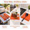 Heat Resistant Griddle Tool Mat Silicone Drip Pad Heat Resistant Silicone Griddle Mat  Grilling
