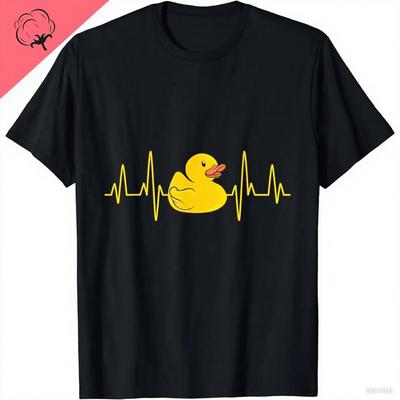Cute Rubber Duck Lover Bird Quack Duckies Funny Ducky TShirt T Fashion Men Tops Shirts Casual High Quality Cotton Cotton Shirt