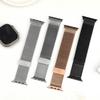 Thick Metal Strap for Apple Watch Band Ultra2 3 49mm 46 45mm 41mm 40mm 44mm Milanese correa Bracelet iWatch series SE 11 10 9 8