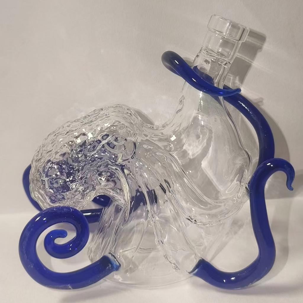 Oktopus Glas Whiskey Karaffe 400ml - Kreative Rum Wein Flasche & Barzubehör Geschenk