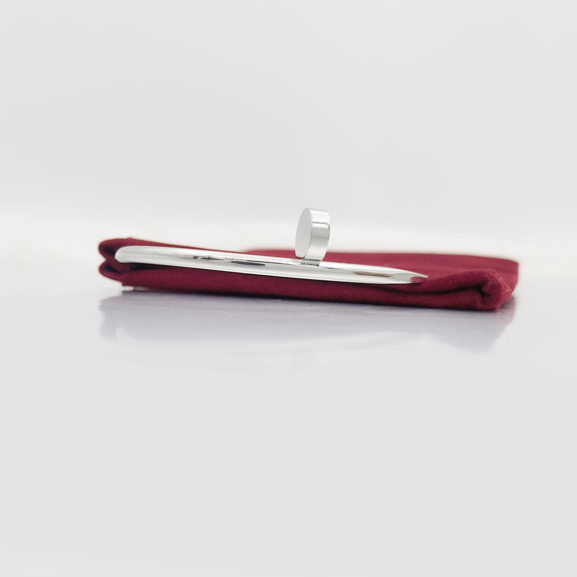 

Бриллиантовый браслет, розовый золотой браслет-гвоздь, женский браслет