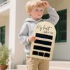 18x30cm First Day Of School Sign, Portable Hang Back School Blackboard Sign, First Day Of School Commemorative Board