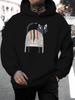New Arrival for Summer 2026: Unisex European and American Style Casual Versatile Fashion Hooded Sweatshirt with a Unique and Interesting Cartoon Cat P