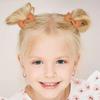 New 2 Inch Bow Hair Ribbon High Elasticity Rubber Band Elastic Hair Rubber Bands Styling Decoration Hair Gum for Baby Girls