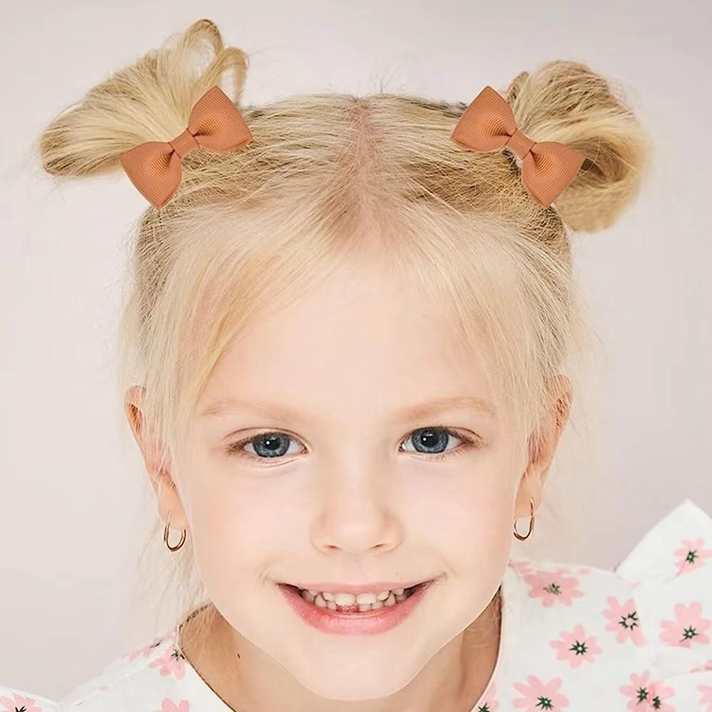 New 2 Inch Bow Hair Ribbon High Elasticity Rubber Band Elastic Hair Rubber Bands Styling Decoration Hair Gum for Baby Girls