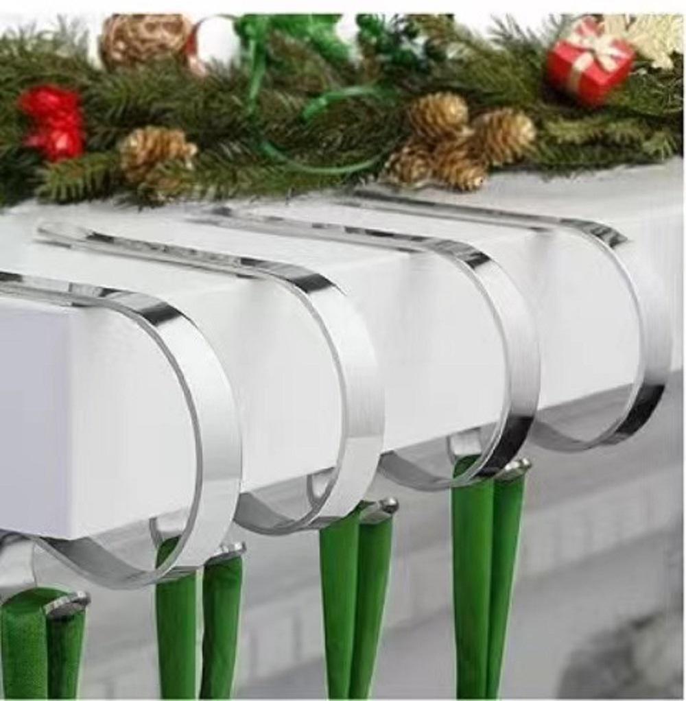 Einfacher leichter Luxusstil Mehrzweck-Metallhaken Weihnachtsstrumpfhaken WeihnachtsKaminhaken