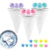 Washer Lint Catcher 3 Pieces Floating Reusable Remover Washing Machine Pet Hair Catcher for Home Shirt Household Daily Travel