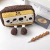 Cartoon Cute Bread Sandwich Pencil Case Holder Plush Bag Funny Creative Plush Pencil Cases Student Stationery Tissue Boxes