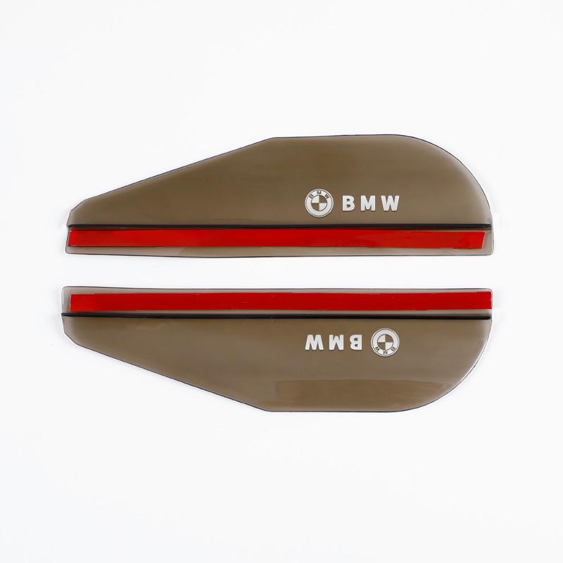 Car Side Rear View Mirror Rain Eyebrow Visor Rain Shield Shade Cover Sticker For BMW M Power Performance M3 M5 X1 X3 X5 X6 E46