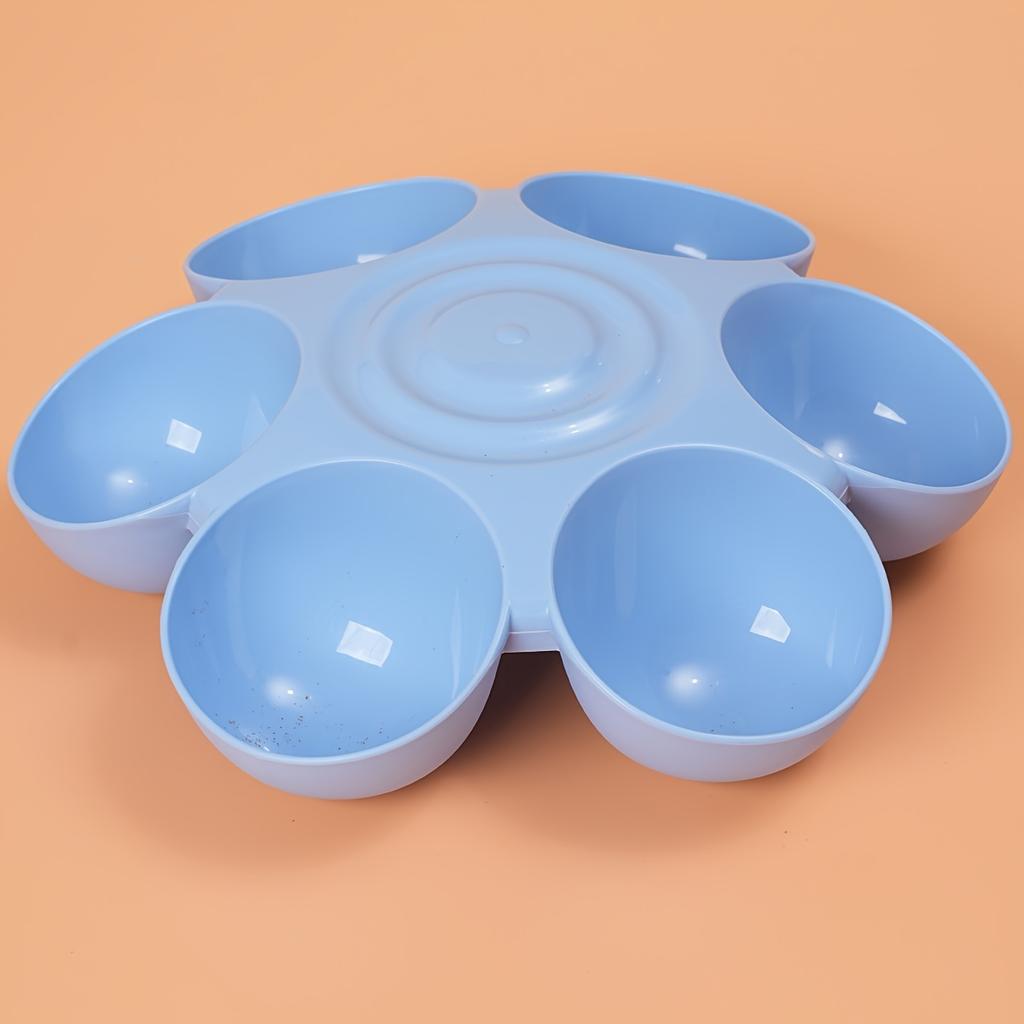 6 In 1 Pet Petal Shaped Cat Bowls, Multi-Functional Tilted Dog Feeding and Drinking Bowls, Pet Supplies