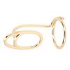 Nail Art Fingernail Rings Unique Stylish Women Finger Nail Cover Ring Decoration Jewelry GiftGold