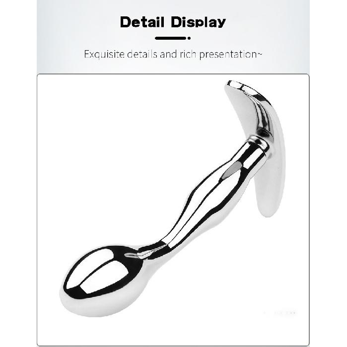 Plug anal cu bază de ancorare metalică Dildo alternativ din oțel inoxidabil Plug vaginal pentru femei Cuplu de adulți Masturbare intima gay