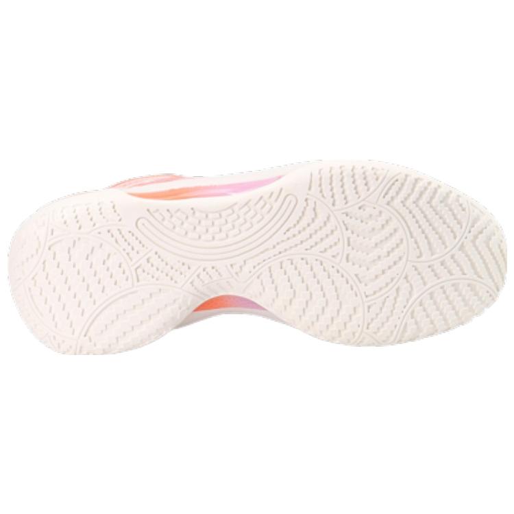 New Anta Cement Bubble 2.0 Slip Resistant Low Top Basketball Shoes Men's White Purple Orange Orange 112221610S-1