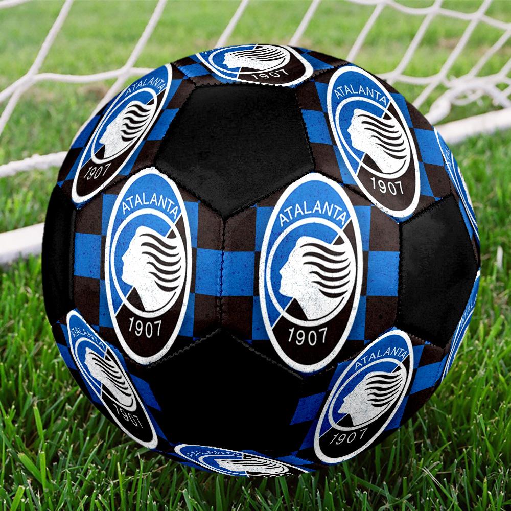 Atalanta Indoor Soccer Ball Colorful Machine Stitched PVC Size 5 Team Training Competition Ready Durable High-Bounce Cool Sports Gift
