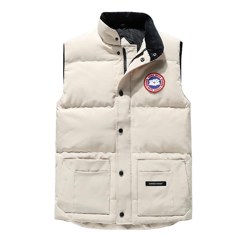 Men's Goose Down Thickened Winter 2025 Sleeveless Vest - Fashionable Outerwear