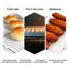 Grătar Plasă Raft de Răcire Instrument de Copt Oțel Inoxidabil Rezistent la Rugină Convenabil Gadget de Bucătărie Lavabil Durabil