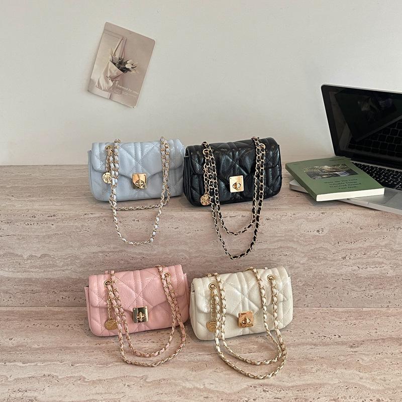 Women's 2026 Summer Korean Style Chain Small Crossbody Bag