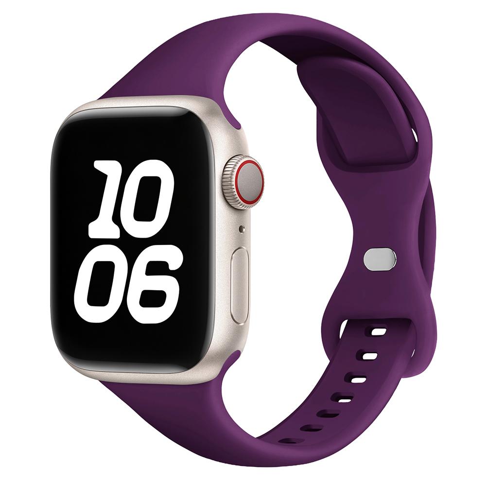 Slim Silicone band For apple watch 11 10 46mm Ultra 3-2 49mm series 9-8-7 41mm 45mm 44mm sport bracelet iwatch 4 6 5 SE 3 Strap
