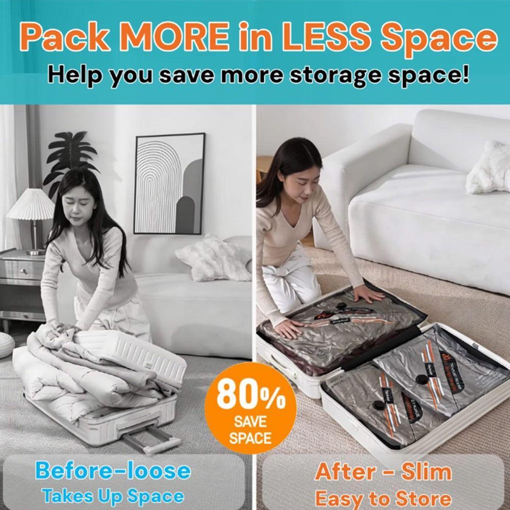 Dust-proof Seal Compression Bag No Pump Clothes Blankets Organizer  Travel Accessories